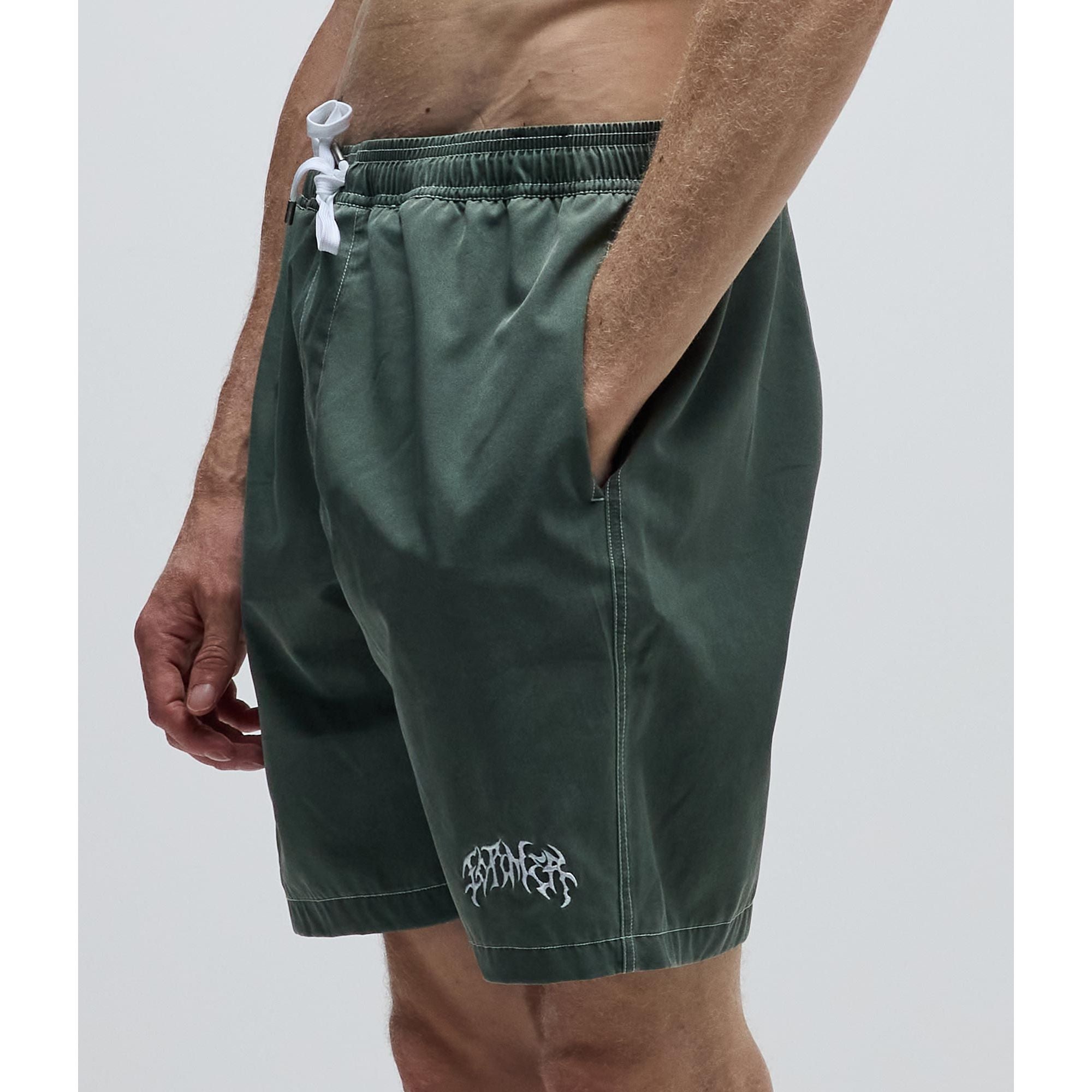 SWANS 18" SWIM SHORT // PINE