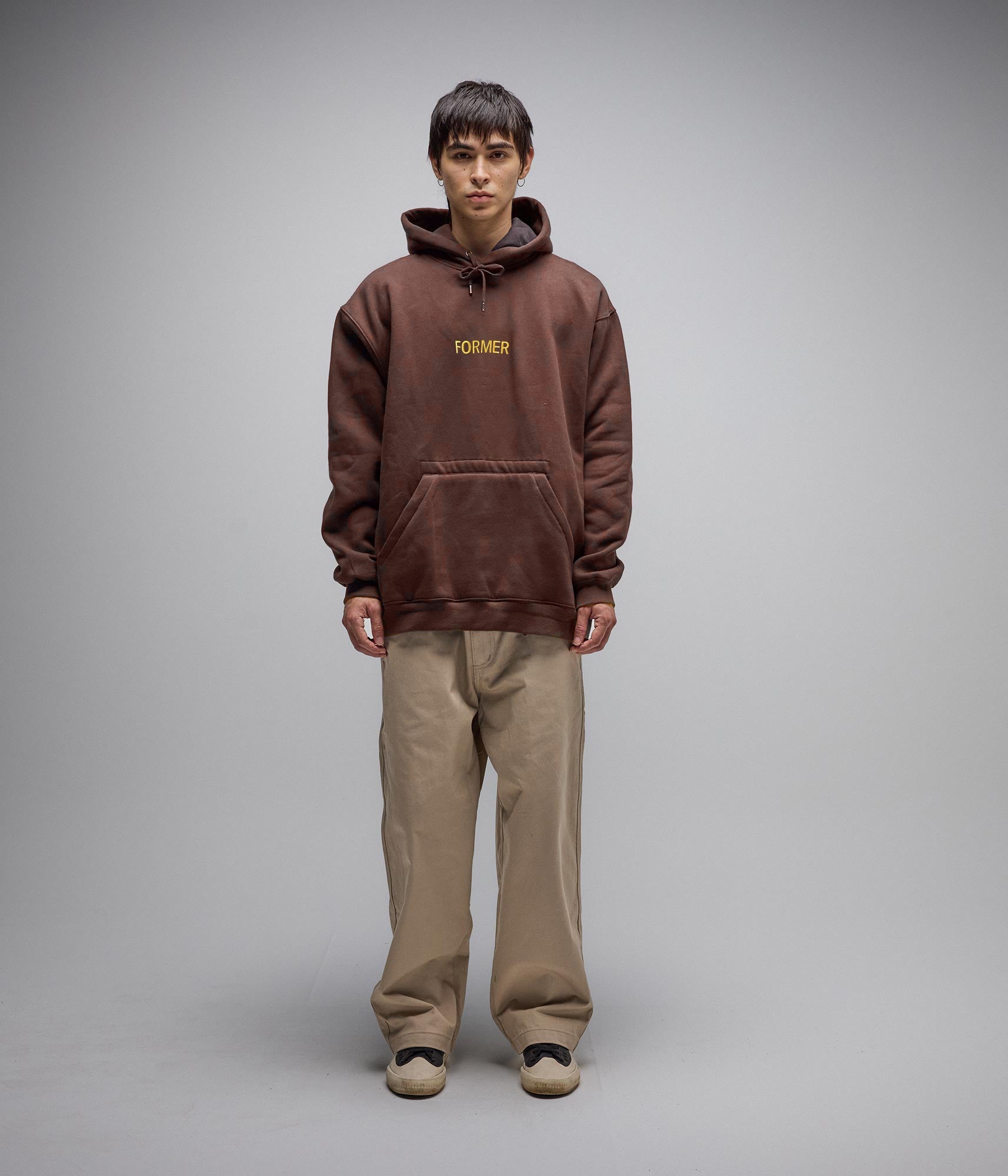 LEGACY EMB HOOD // BROWN