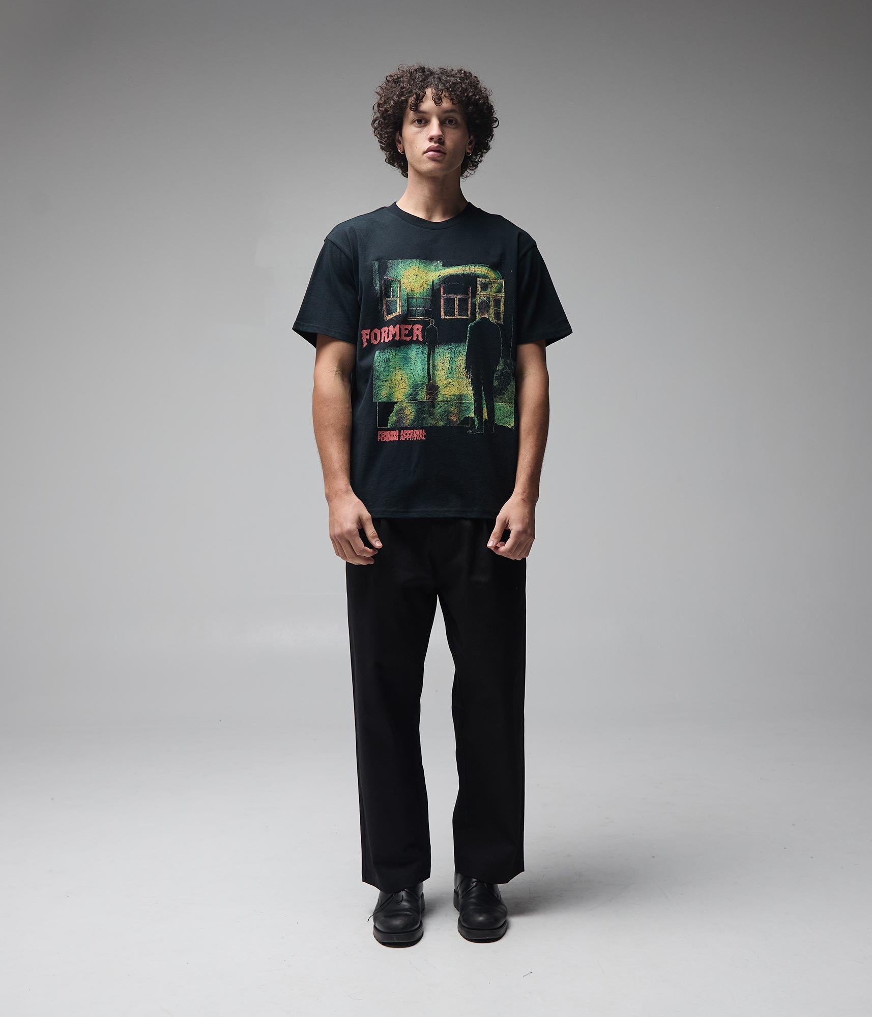 MIND GLASS T-SHIRT // BLACK