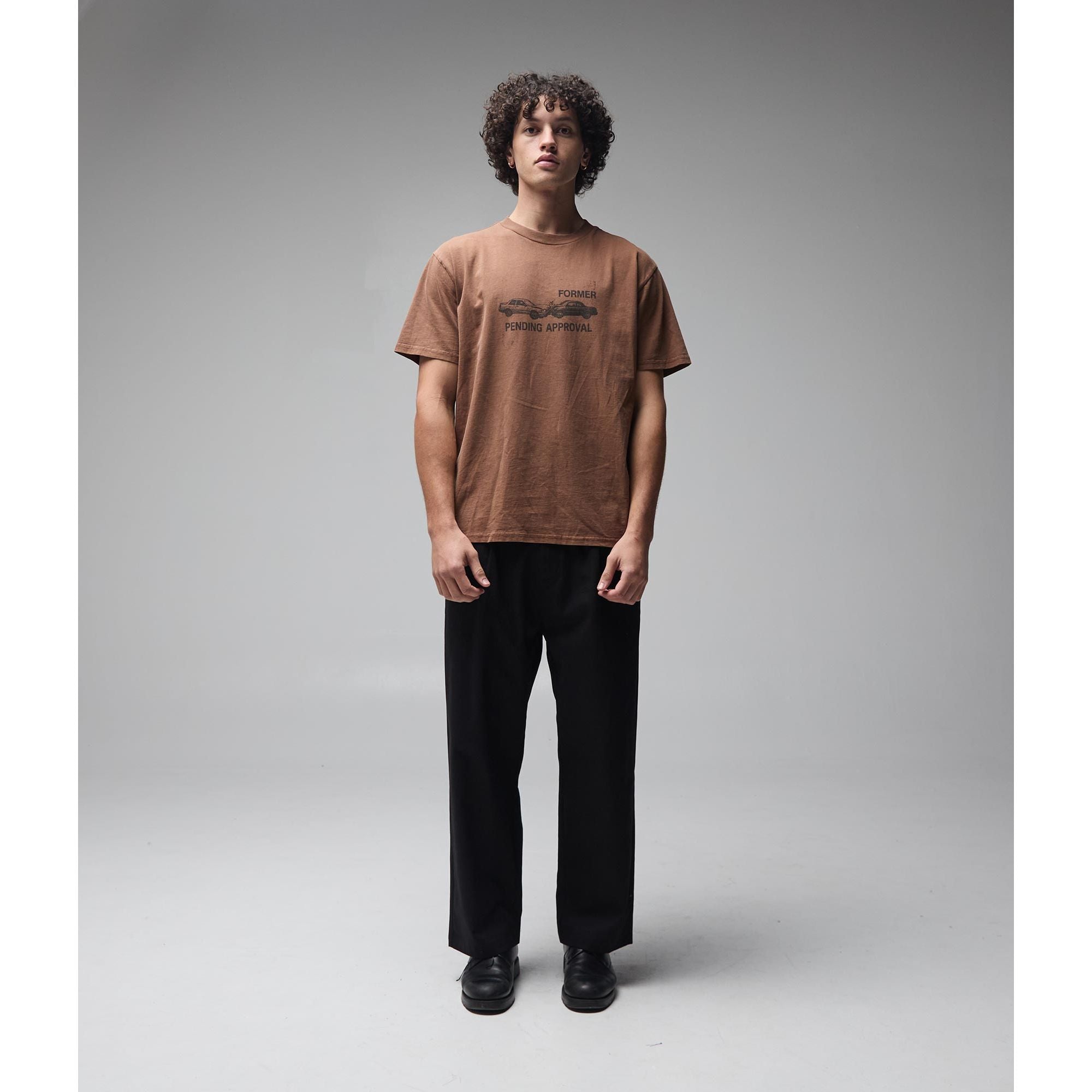 FORK IN THE ROAD T-SHIRT // WASHED BARK