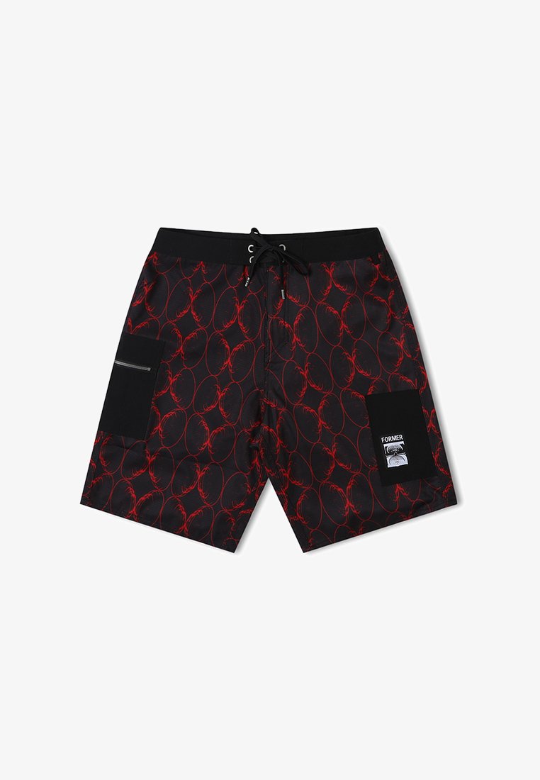 Dane Coil 18.5' Trunk Shorts (Black Blood)