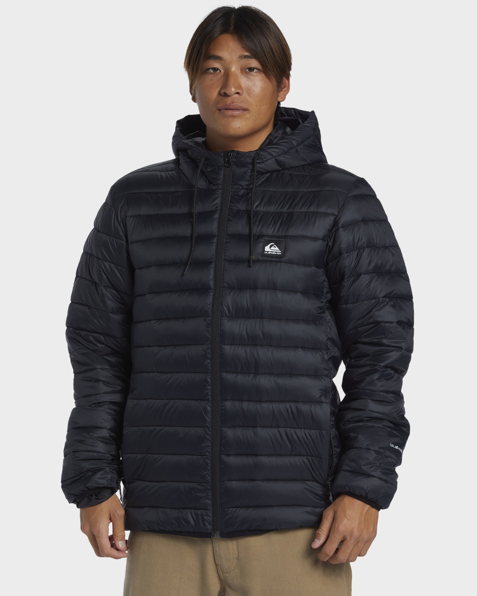 Mens Black Scaly Insulator Jacket