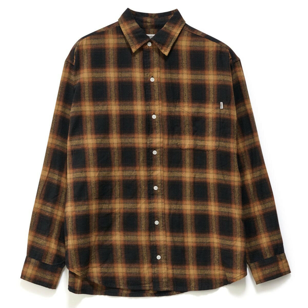 S/Double - Plaid Classic L/S Shirt Mustard